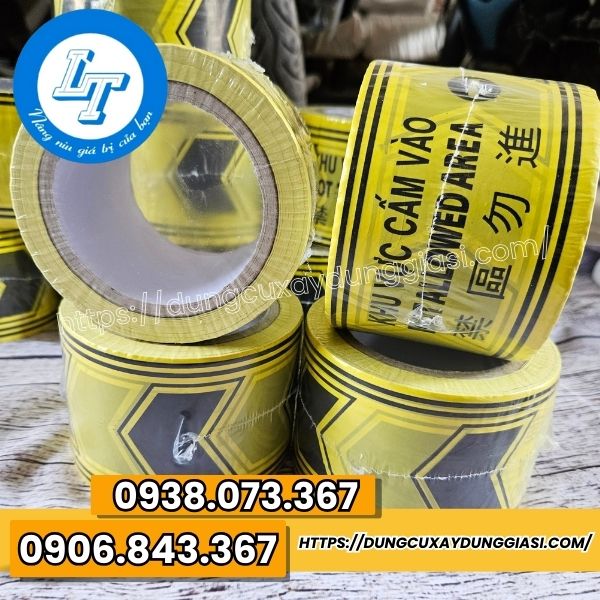 Băng rào cảnh báo vàng đen