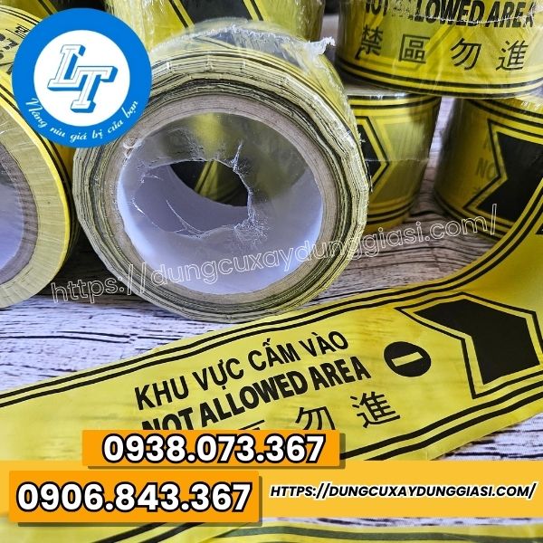 Băng rào cảnh báo vàng đen