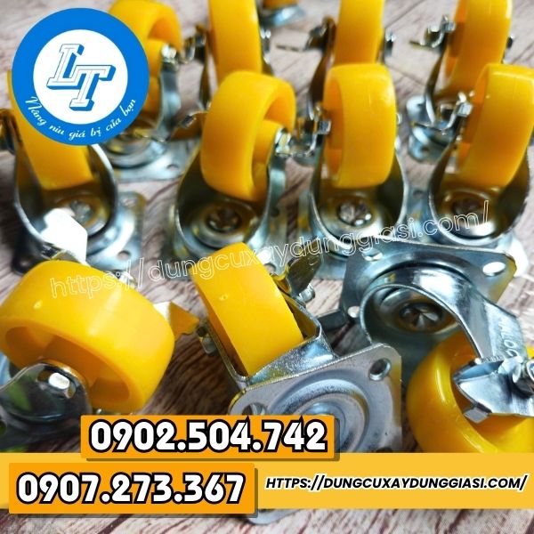 Bánh xe đẩy hàng giá sỉ cho đại lý vật tư