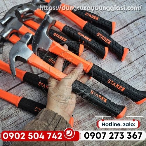 Búa đóng đinh, nhổ đinh cán nhựa cầm chắc tay