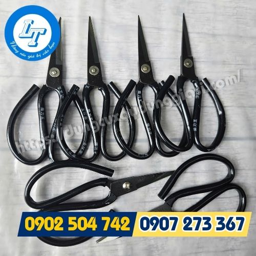 Kéo thép đen cán bọc nhựa hàng tốt, sắc bén
