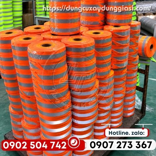 Sỉ dây phản quang vải cuộn 5cm mới nhất