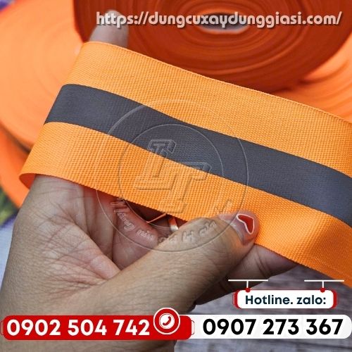 Dây phản quang vải cuộn làm bằng sợi polyester