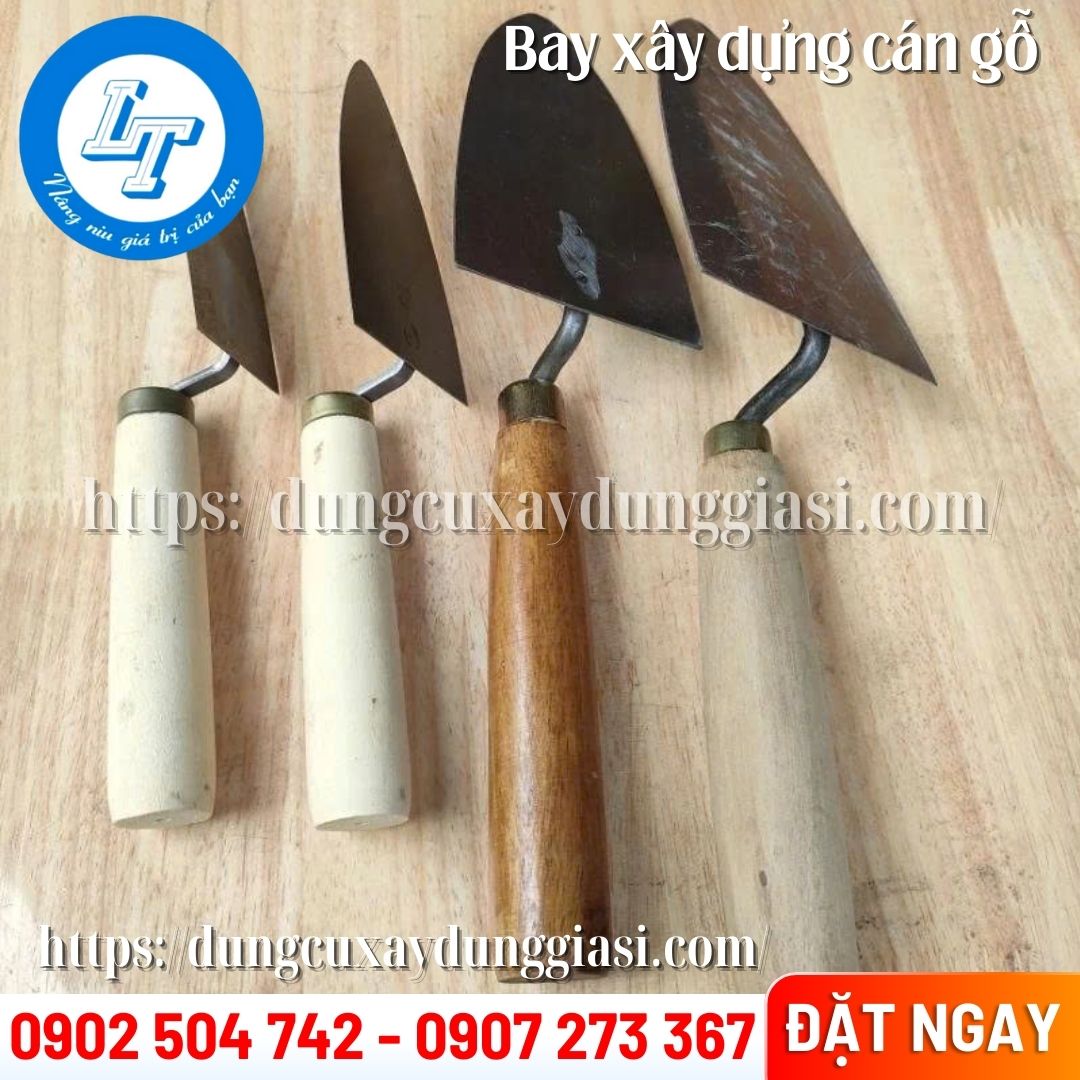 Bay xây dựng cán gỗ