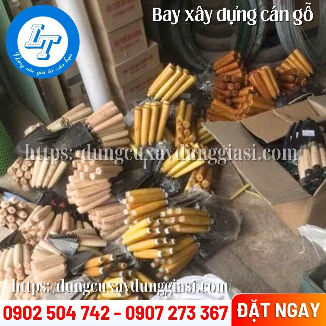 Bay xây dựng cán gỗ cho thợ hồ giá sỉ