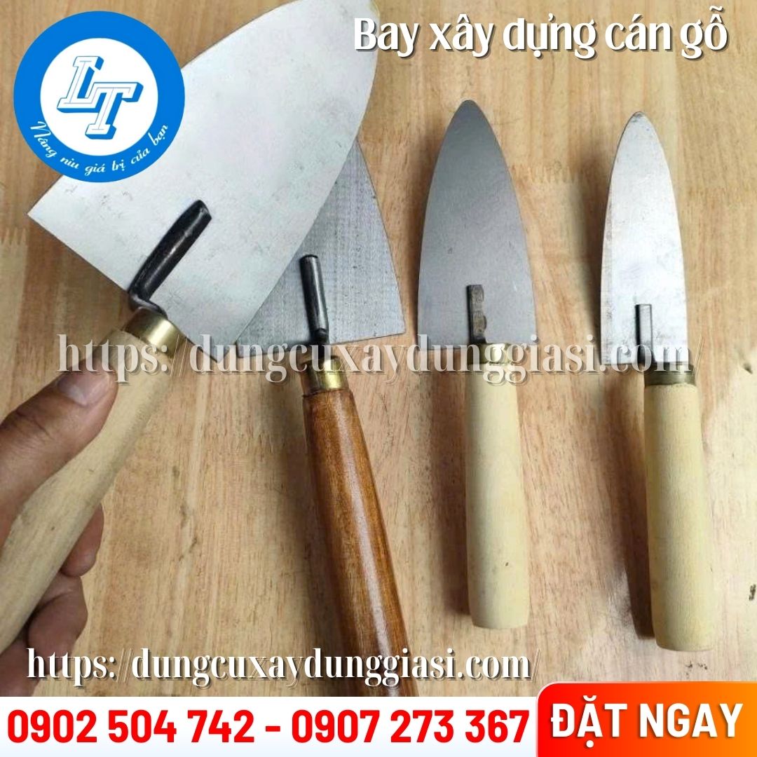 Bay xây dựng cán gỗ