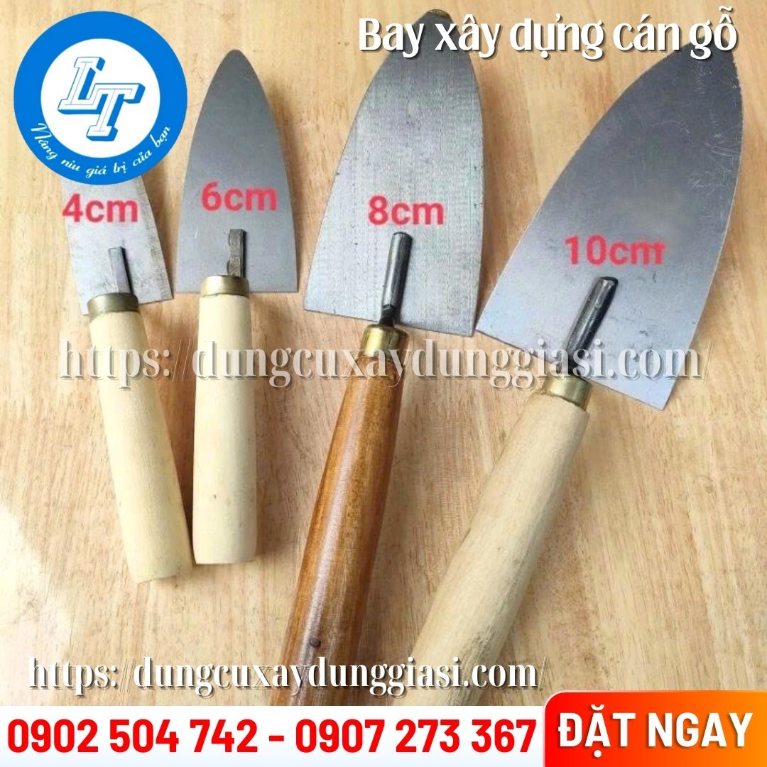 Bay xây dựng cán gỗ