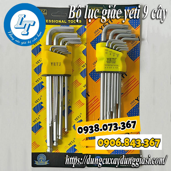 Bộ lục giác yeti 9 cây giá rẻ HCM