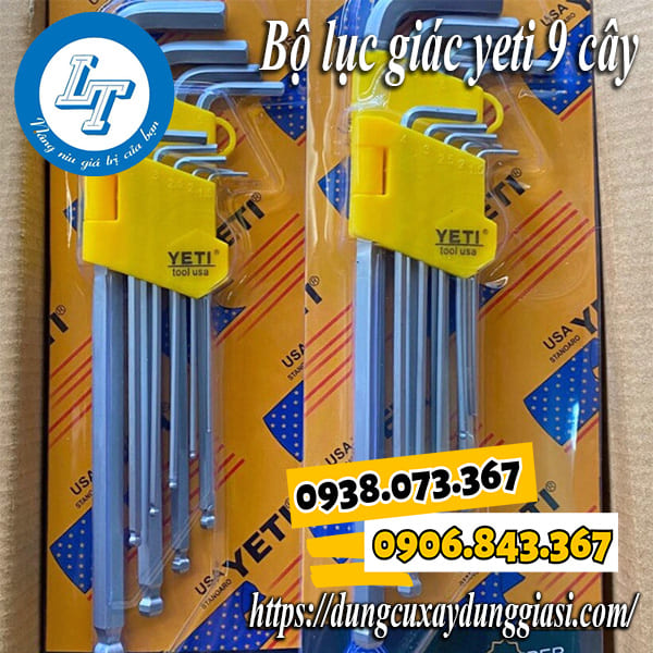 Bộ lục giác yeti 9 cây giá rẻ HCM