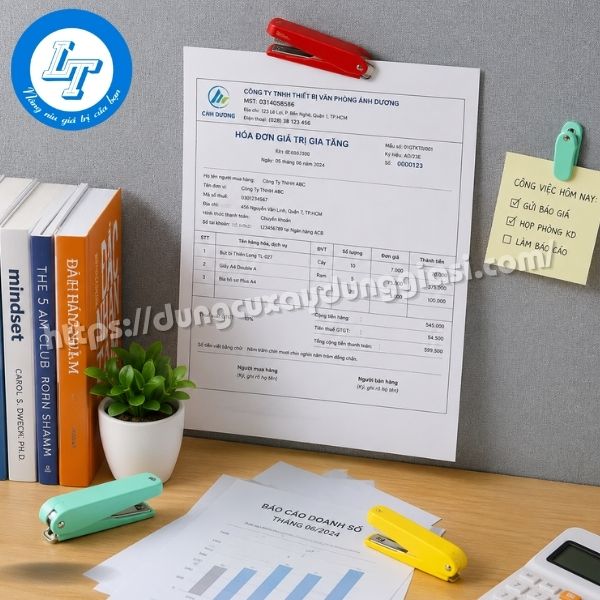 Bấm ghim, dập ghim mini sử dụng bấm tài liệu, giấy tờ