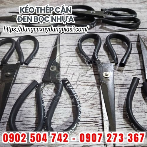 Kéo thép cán đen bọc nhựa