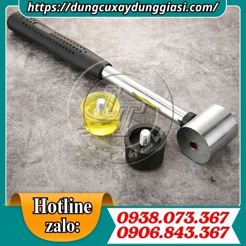 Búa cao su 2 đầu có thể tháo rời
