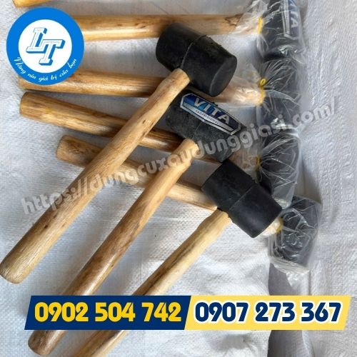 Búa cao su cán gỗ chất lượng