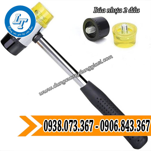 búa nhựa 2 đầu tháo lắp linh hoạt búa nhựa 2 đầu tháo lắp linh hoạt