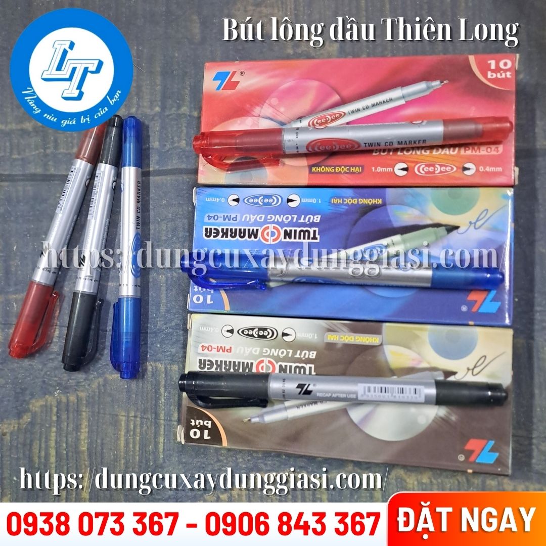 Bút lông dầu kim Thiên Long giá sỉ tốt