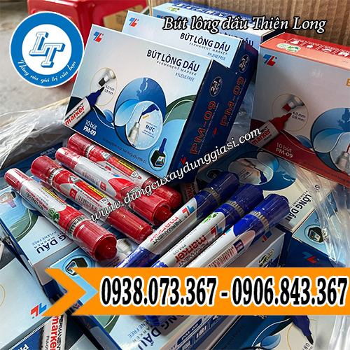 bút lông dầu thiên long giá rẻ màu xanh đỏ đen bút lông dầu thiên long giá rẻ màu xanh đỏ đen