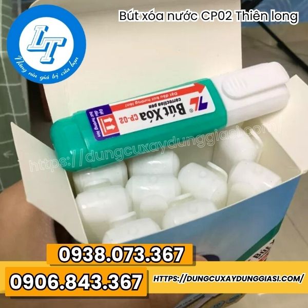 Bút xóa nước Thiên Long hộp 10 cây Bút xóa nước Thiên Long hộp 10 cây