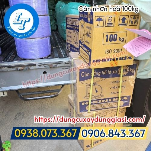 Cân đồng hồ nhơn hoà 100kg bán lẻ giá tốt tphcm
