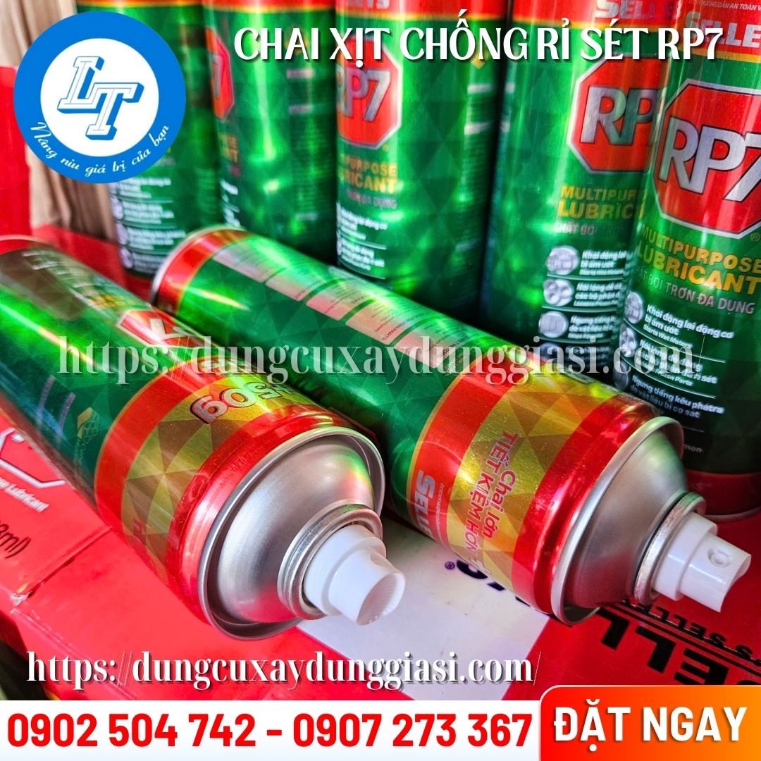 Chai xịt rp7 chống rỉ set
