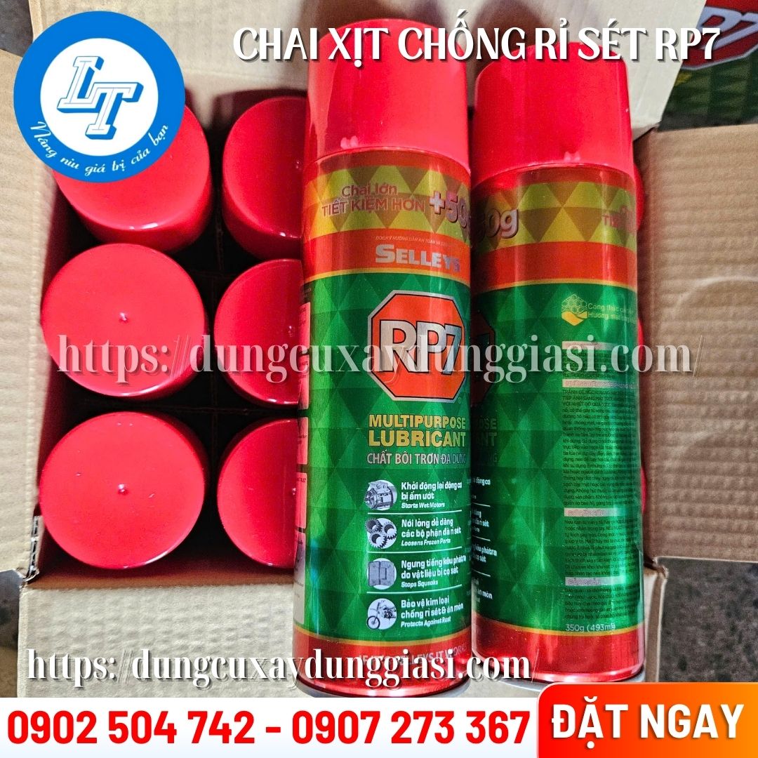 Chai xịt rp7 chống rỉ set