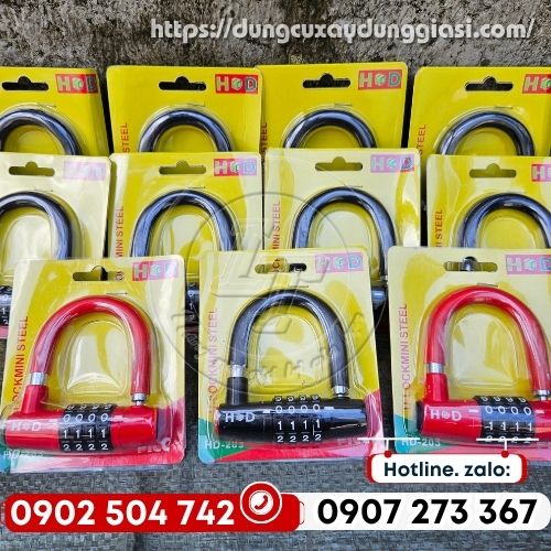Chổ sỉ ổ khoá chữ U mật mã 4 số tiện lợi, an toàn