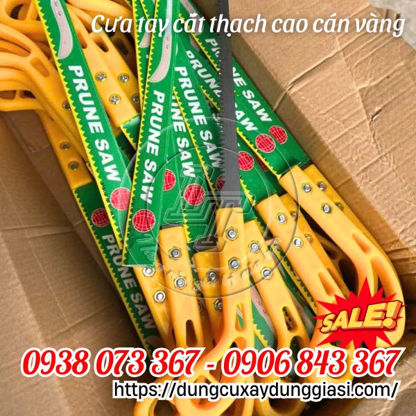 Cưa tay cắt thạch cao cán vàng