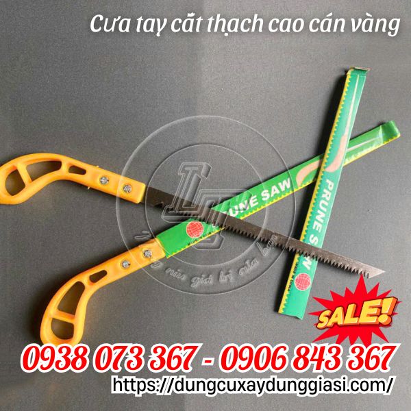Cưa tay cắt thạch cao cán vàng