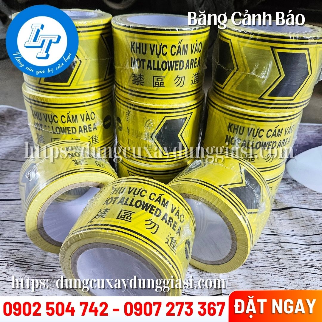 Cung cấp băng cảnh báo khu vực cấm vào giá tốt