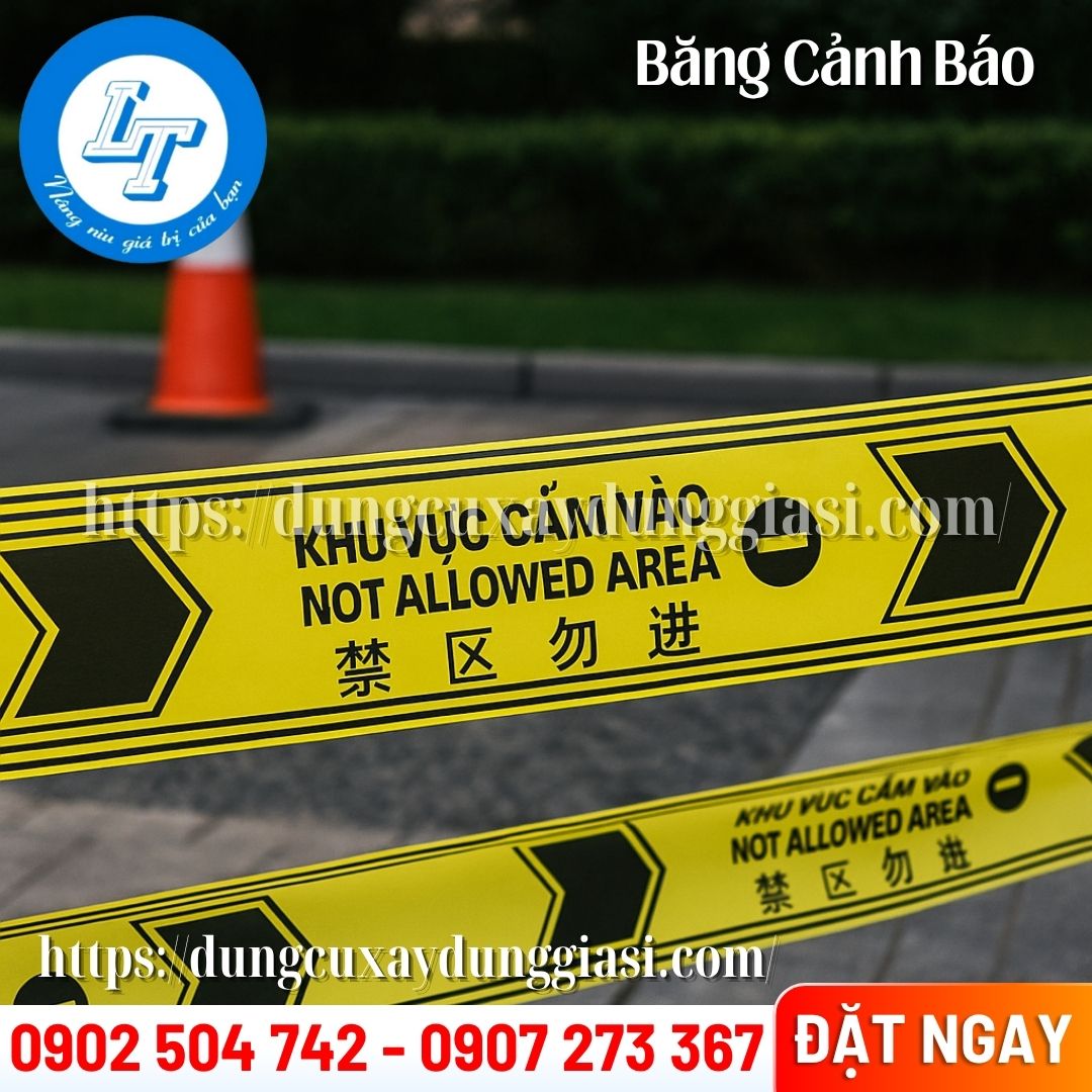 Băng cảnh báo khu vực cấm vào
