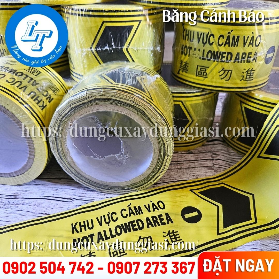 Băng cảnh báo khu vực cấm vào