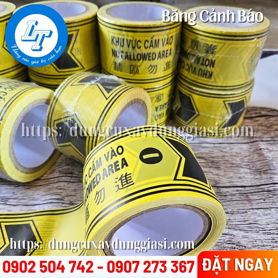 Băng cảnh báo khu vực cấm vào
