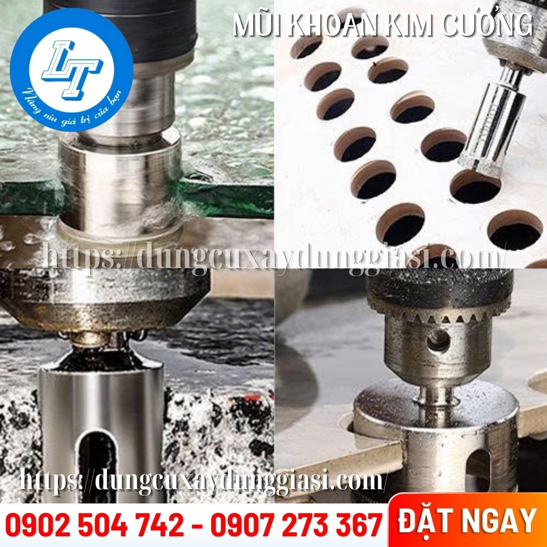 Ứng dụng của mũi khoan kim cương