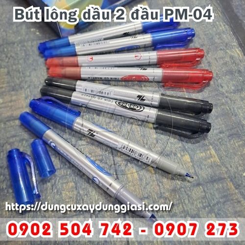 Bút lông dầu 2 đầu PM04