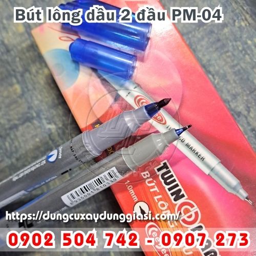 Bút lông dầu 2 đầu PM04