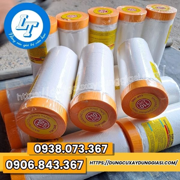 Cuộn nilon che sơn 110cm giá sỉ cho thợ sơn