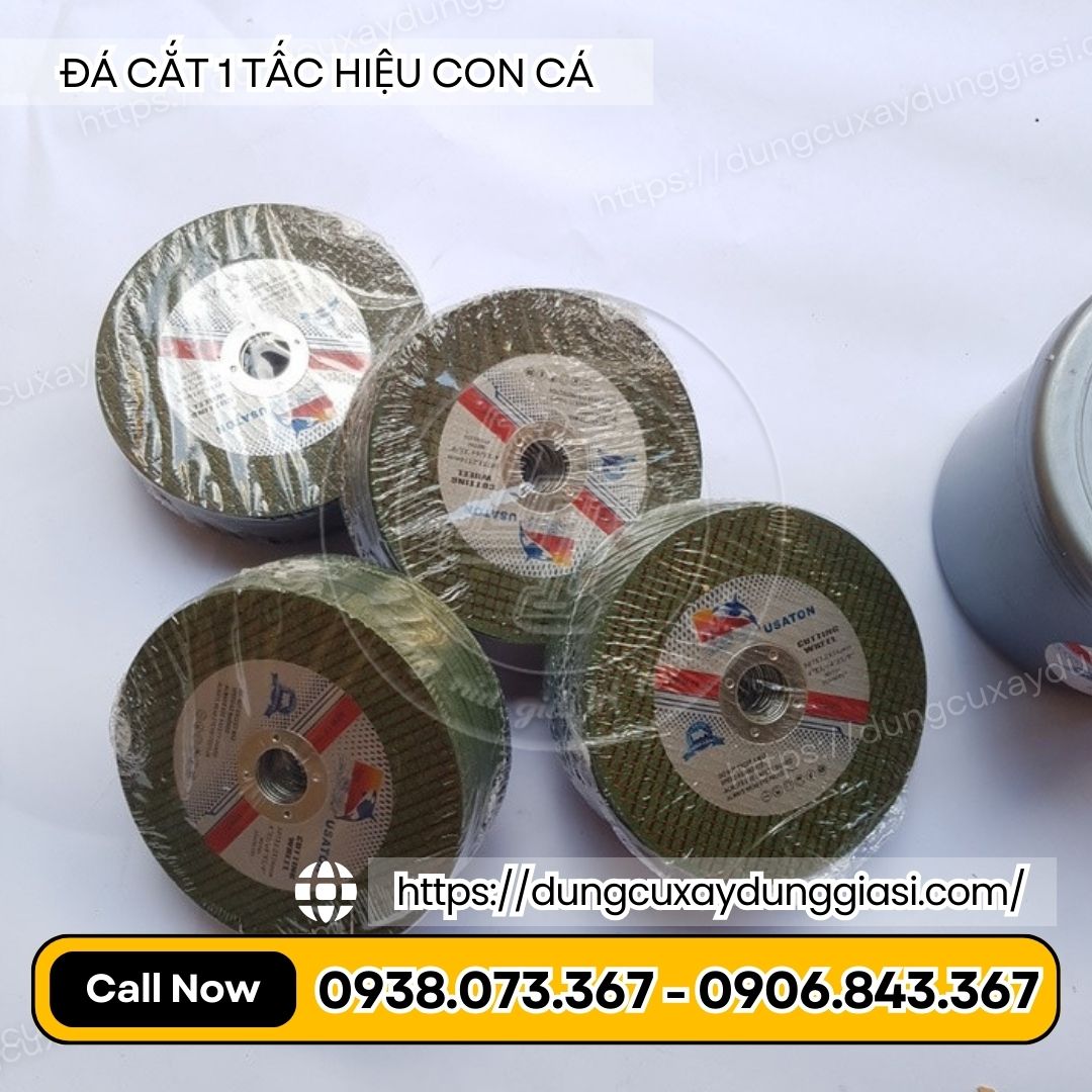 Đá cắt 1 tấc hiệu con cá Đá cắt 1 tấc hiệu con cá