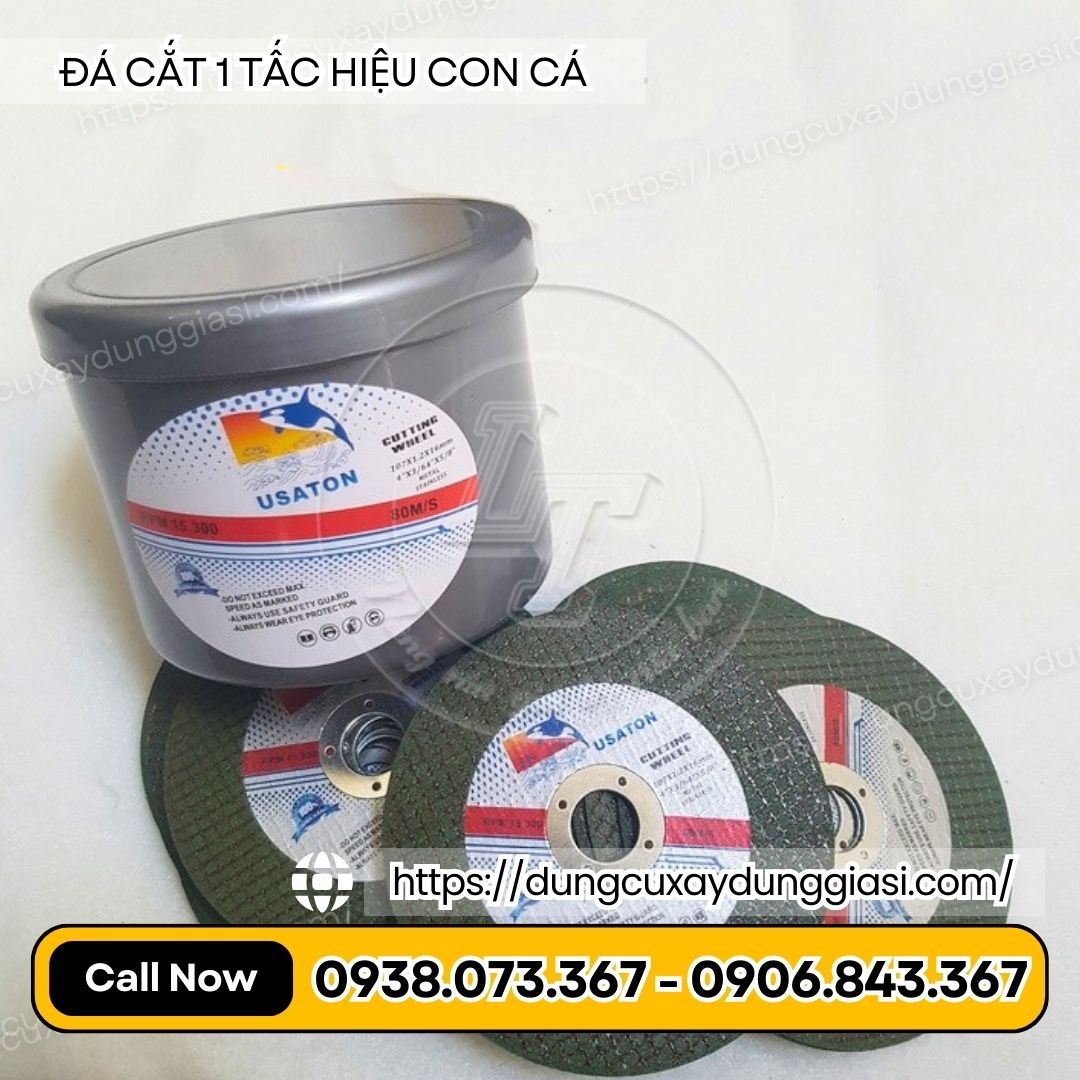 Đá cắt 1 tấc hiệu con cá Đá cắt 1 tấc hiệu con cá
