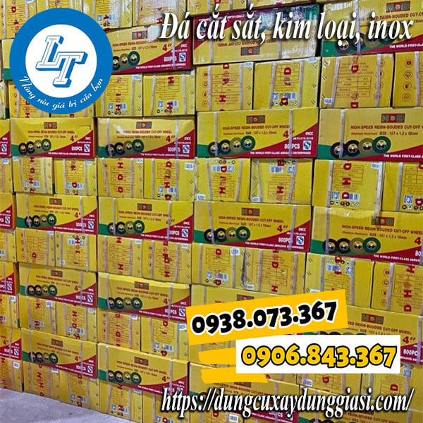 Đá cắt sắt, kim loại, inox giá rẻ TPHCM