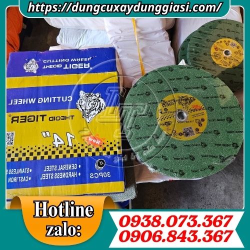 Đá cắt tiger 3,5 tấc hộp 30 viên