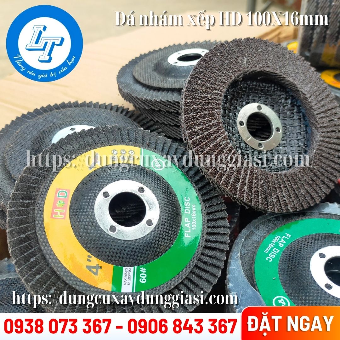 Đá nhám xếp HD 100X16mm