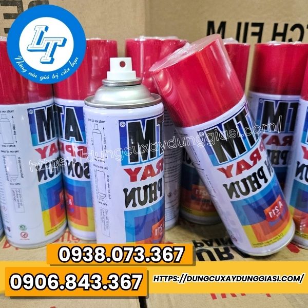 Sơn xịt ATM màu đỏ