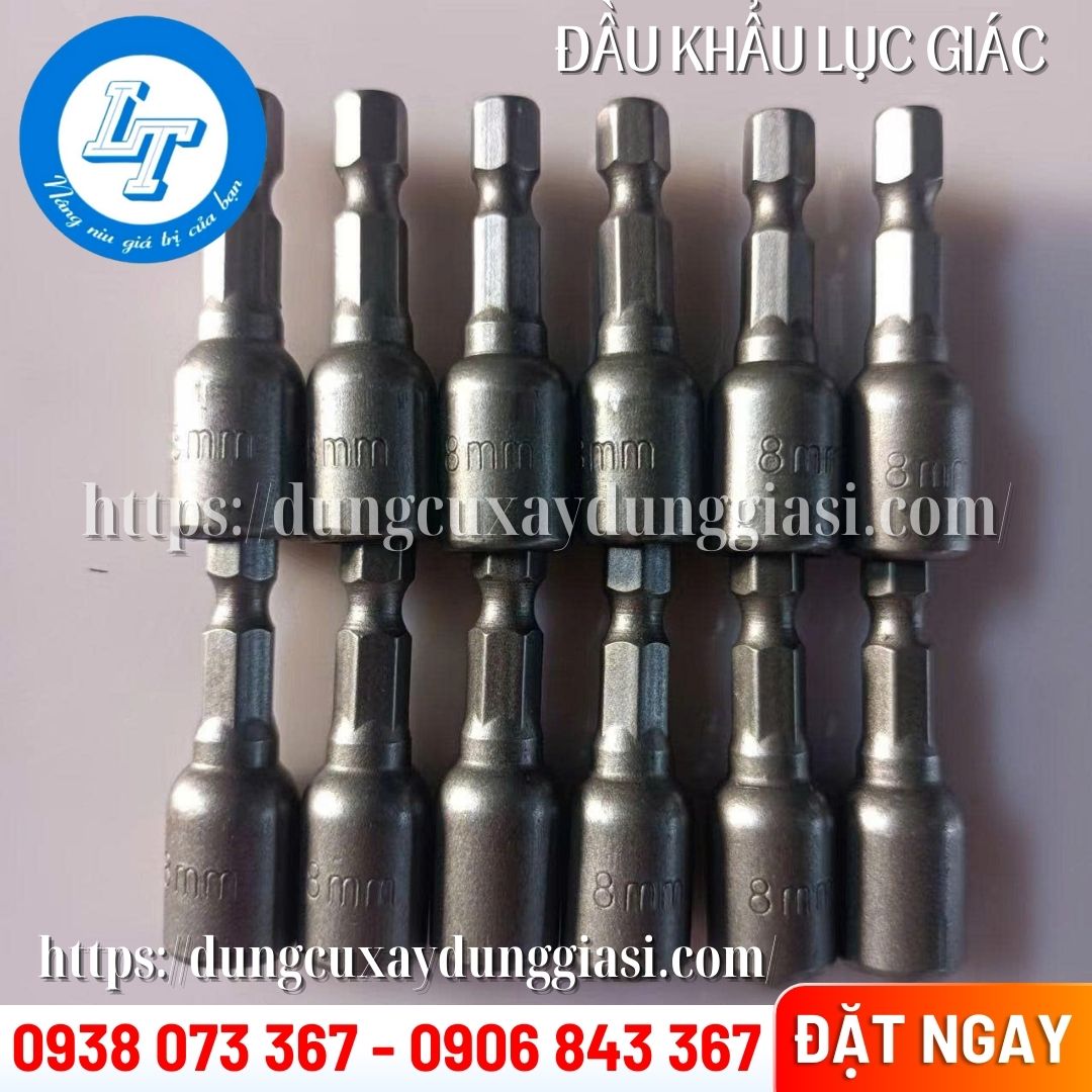 Đầu khẩu lục giác gắn máy khoan giá sỉ rẻ