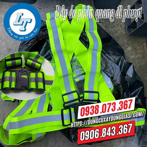 Dây áo phản quang đi phượt giá rẻ