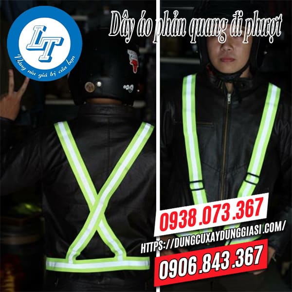 Dây áo phản quang đi phượt giá rẻ