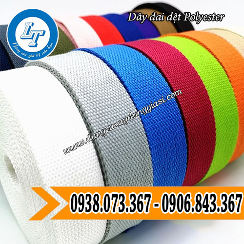 bán dây đai dệt polyester giá rẻ đủ màu sắc bán dây đai dệt polyester giá rẻ đủ màu sắc