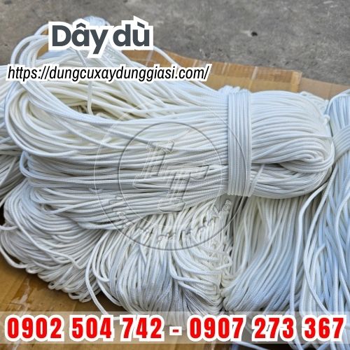 Dây dù trắng tròn