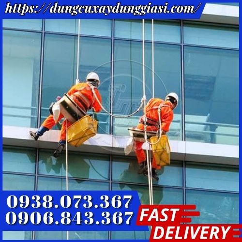 Dây đu lau kính, lau nhà cao tầng