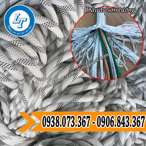 dây đu sơn tường bện từ nhiều sợi dây dù đan xen dây đu sơn tường bện từ nhiều sợi dây dù đan xen