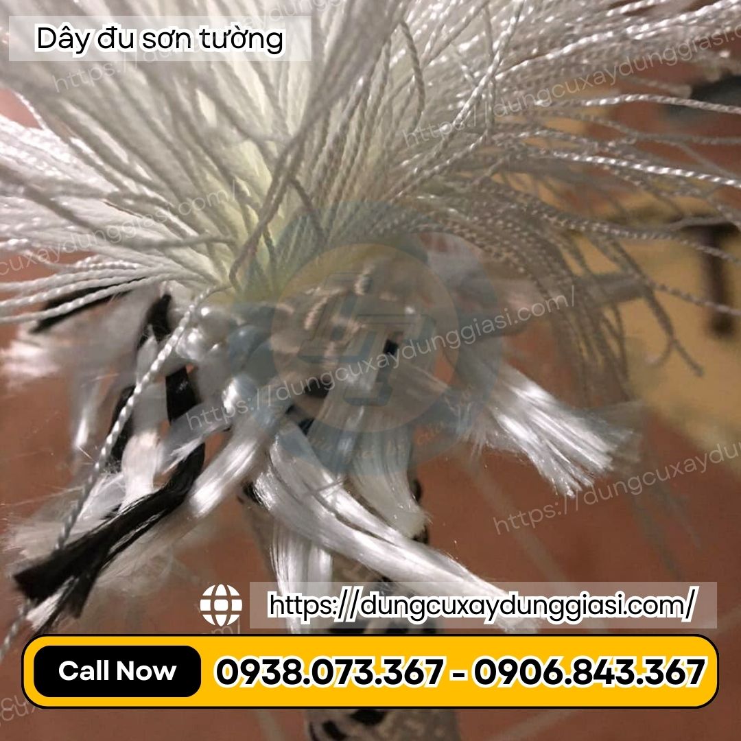 Dây đu sơn tường làm bằng dây dù tổng hợp chịu lực cao