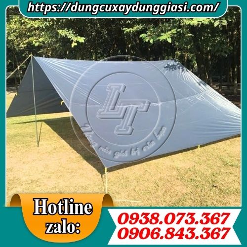 Dây dù trắng cột lều trại